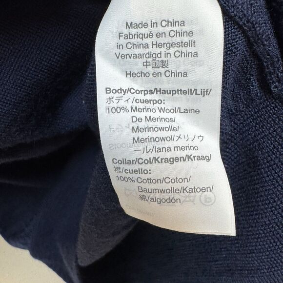 J. Crew Tippi Liberty Floral Collar Layered Sweater Womens Size M Merino Wool - Picture 4 of 8